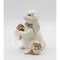 kevinsgiftshoppe Springtime Bunnies: Easter Bunny Rabbit Holding a Flower Bouquet Music Box Playing "What A Wonderful World"